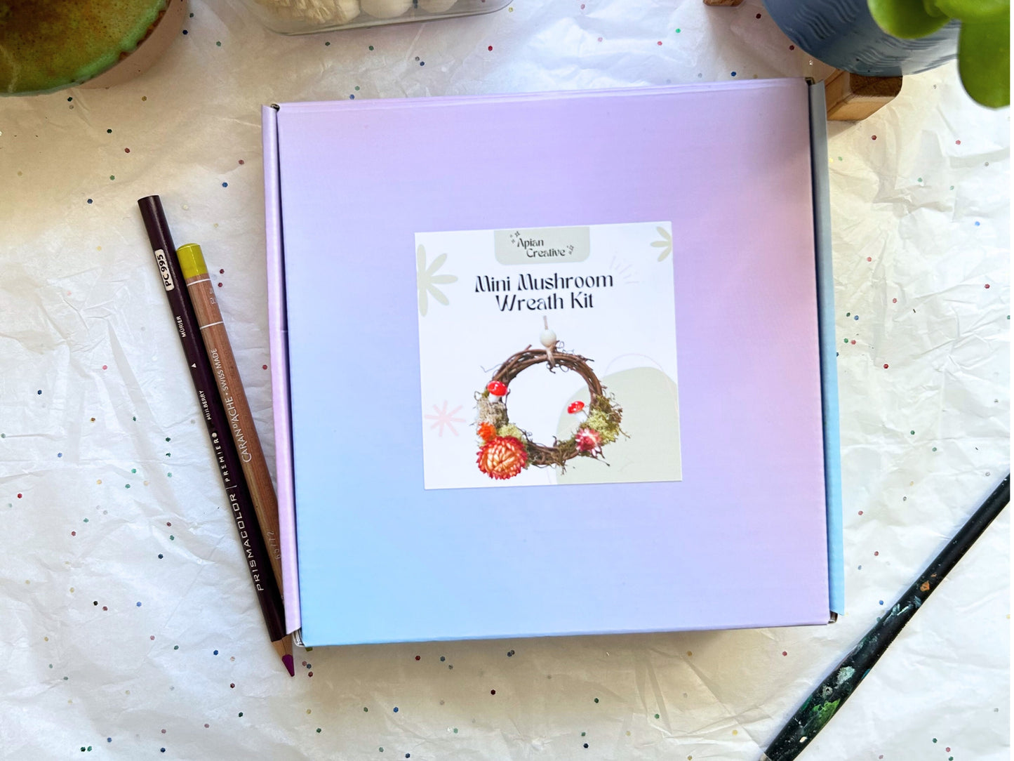 Mini Mushroom Wreath Kit