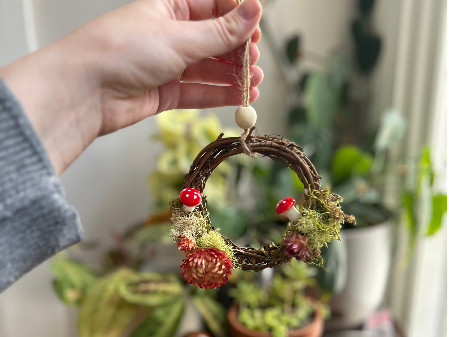 Mini Mushroom Wreath Kit