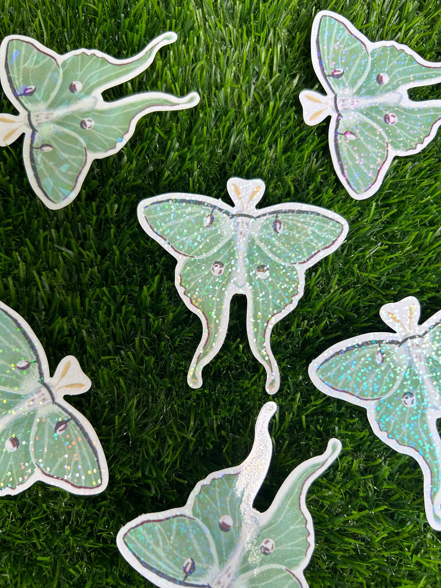 Magical Luna Moth Vinyl Sticker